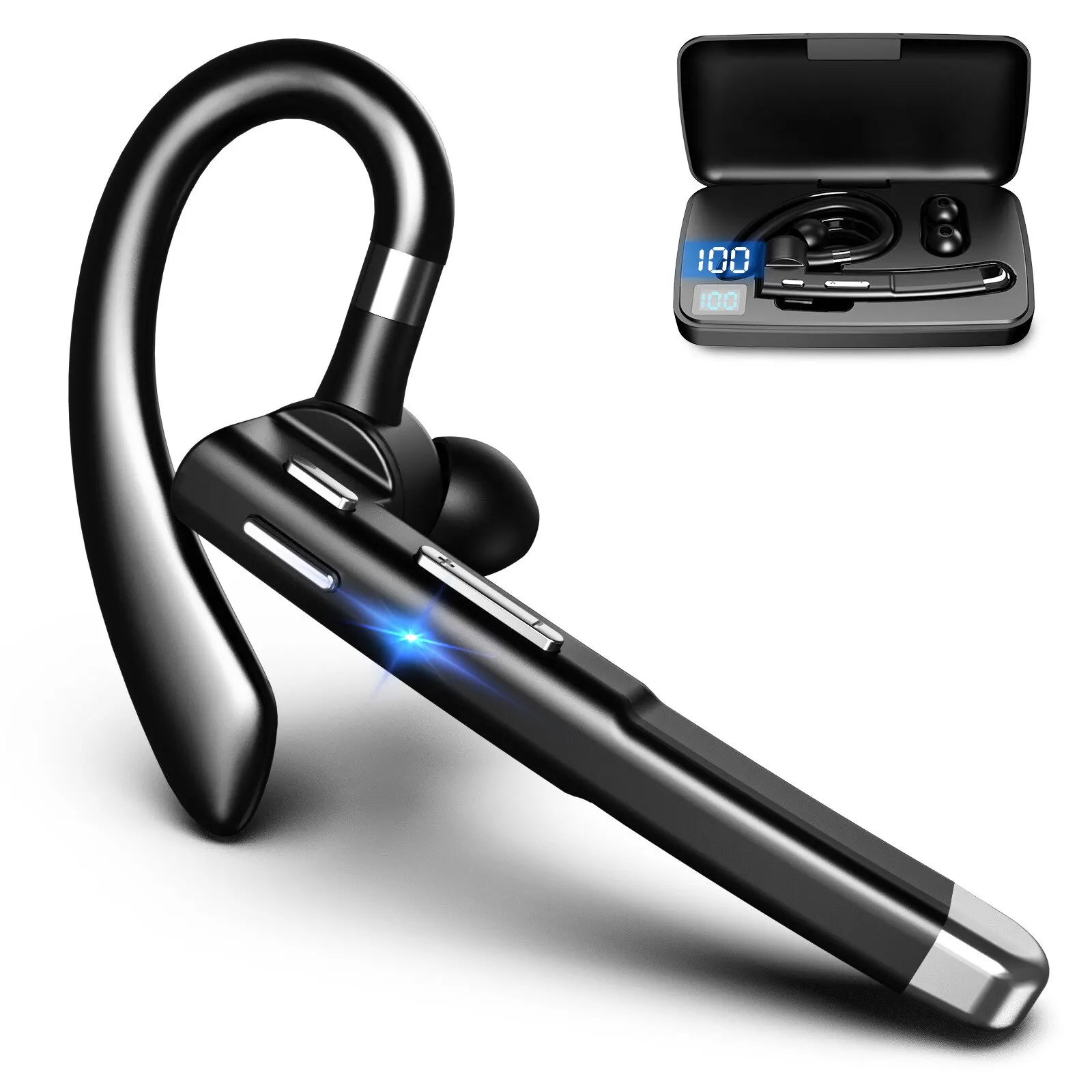 Sports Earphone Hook - Bluetooth Headset Noise Cancelling Sports Waterproof