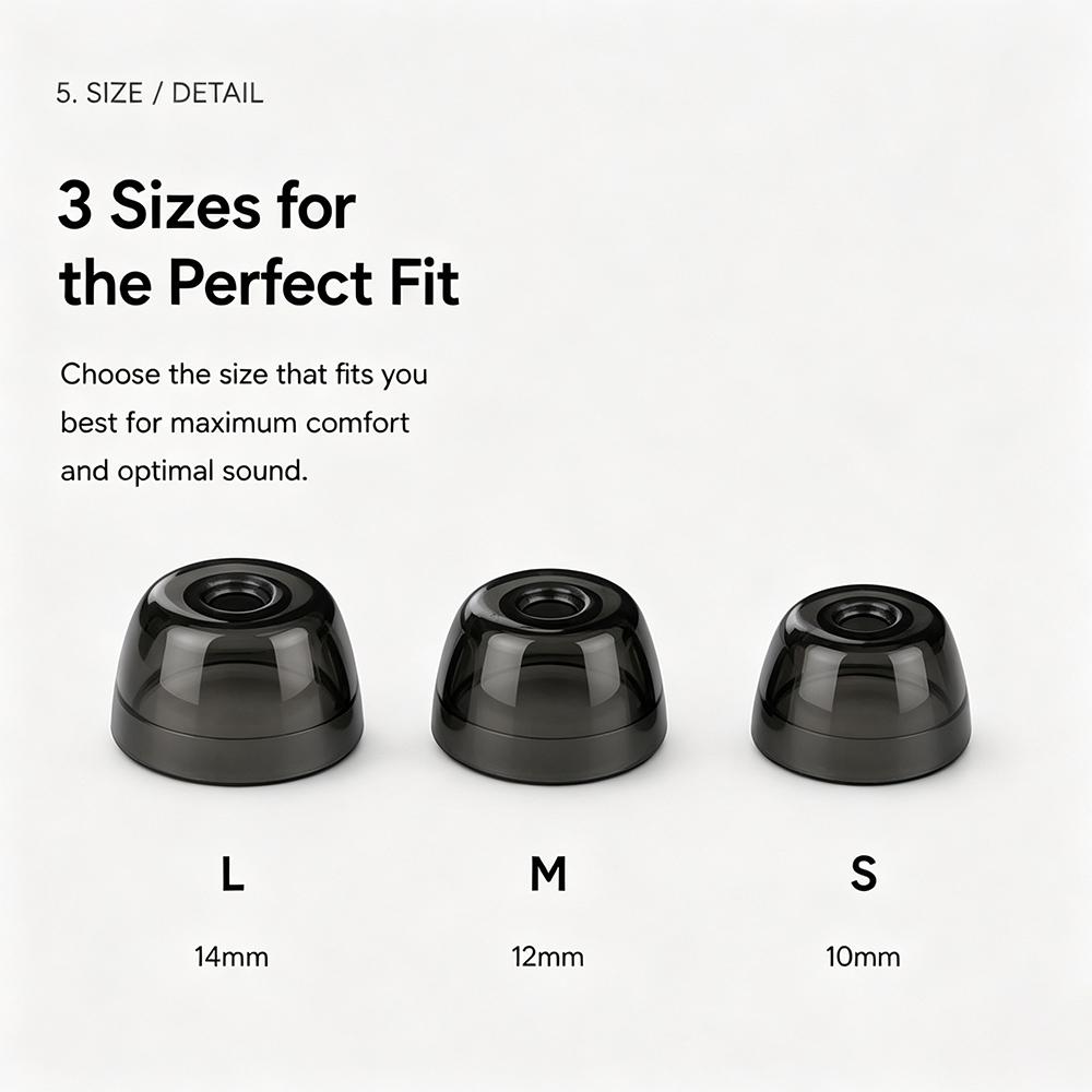 XDcase 3 Pairs in 1 Replacemen - Earphone Foam Tip recension och pris