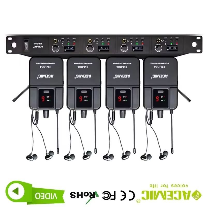 4 Channel Wireless In-Ear Moni - In Ear Monitor Iem recension och pris