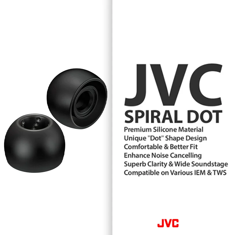 JVC Spiral Dot Eartips Silicon - Anker Speaker Soundcore Boom 2 recension och pris